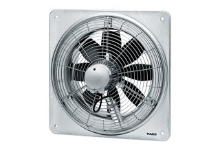 EZQ 25/4 E Axial-Wandventilator Wechselstrom DN 250 mit Wandplatte (0083.0486)