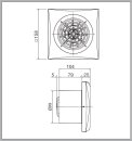 S&P SILENT-100 CZ Kleinraum-Ventilator