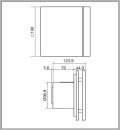 S&P SILENT-100 DESIGN CZ Kleinraum-Ventilator