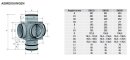 S&P RSG-160/80 VL Rauch-Schutz-Gehäuse, 2 Abzweige