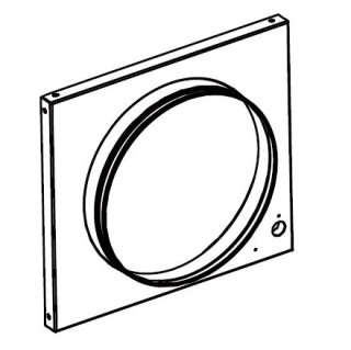 S&P KIT IC/OC HE 21 H Paneelstutzen, horizontal, DN400, VPE 2