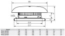 S&P TPSB/2-190/060 N8 Dachventilator, horizontal,  230V