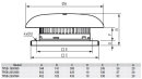 S&P TPSB/2-250/084 N8 Dachventilator, horizontal,  230V