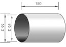 MR100 Modulrohr zum Verlaengern (0047.0061)