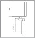 S&P SILENT-100 DESIGN CHZ Kleinraum-Ventilator,...