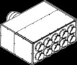 Wolf UniAir Luftverteiler DN125 - 180 premium, silent-white (RAL9016), für CWL