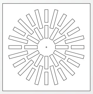 Strulik Dralldurchlass DS-A BG600, Abluft, mit 36 Öffnungen, RAL9010