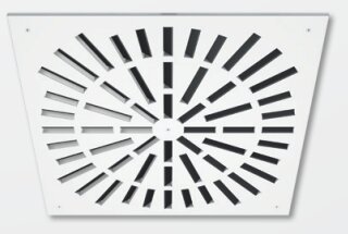 Strulik Dralldurchlass DS-Z BG800, Zuluft, mit 56 Öffnungen, RAL9010