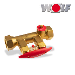 Wolf Hydraulisches Abgleichventil DN25 1" Innengewinde, Meßbereich 10 - 40L/min