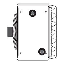 Wolf Induktionsjalousie für TLH 63 Wandgerät, mit Stellmotor 230 V