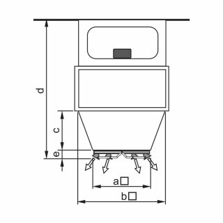 Wolf Adapterkonus für Induktionsjalousie für LH 63