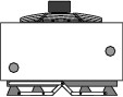 Wolf Induktionsjalousie für LH 63 Deckengerät, mit Stellmotor 24 V