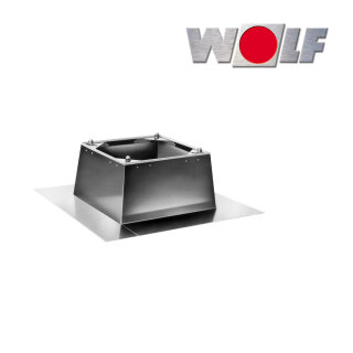 Wolf Flachdachsockel ZBS 400Gr C für ER-RDM 56-71..-..-.. u. DVH/DLH 125